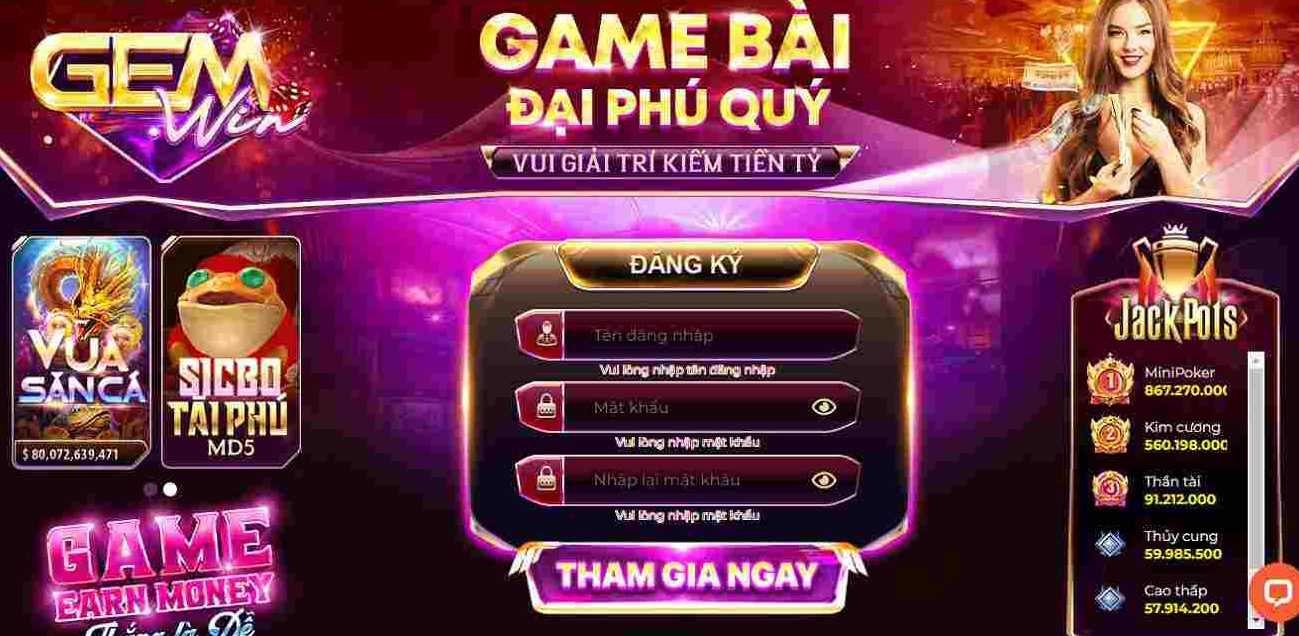 Nhà cái Gem Win