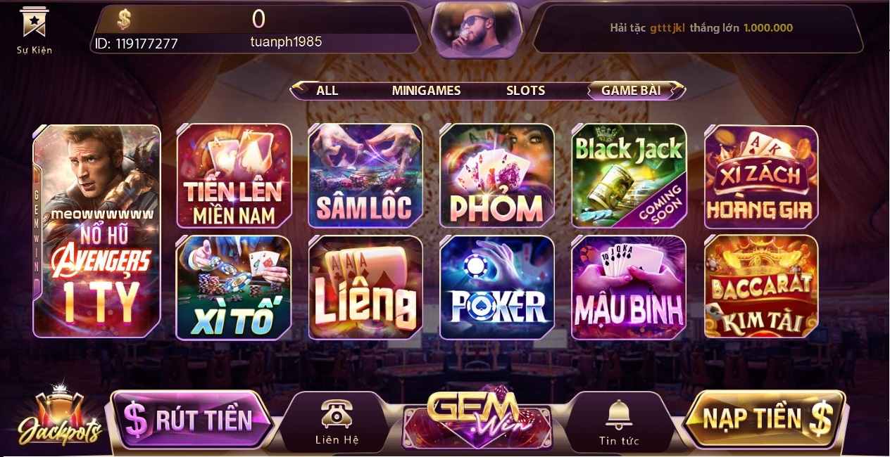 Game bài Gem Win